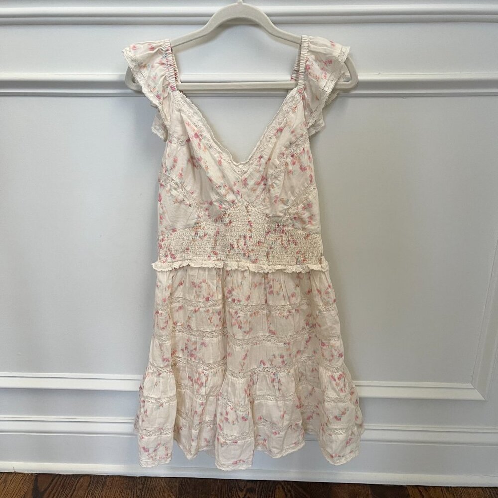 LoveShackFancy Finny Cotton Luna Rosa Fleur Mini Dress - NWT - Picture 3 of 5